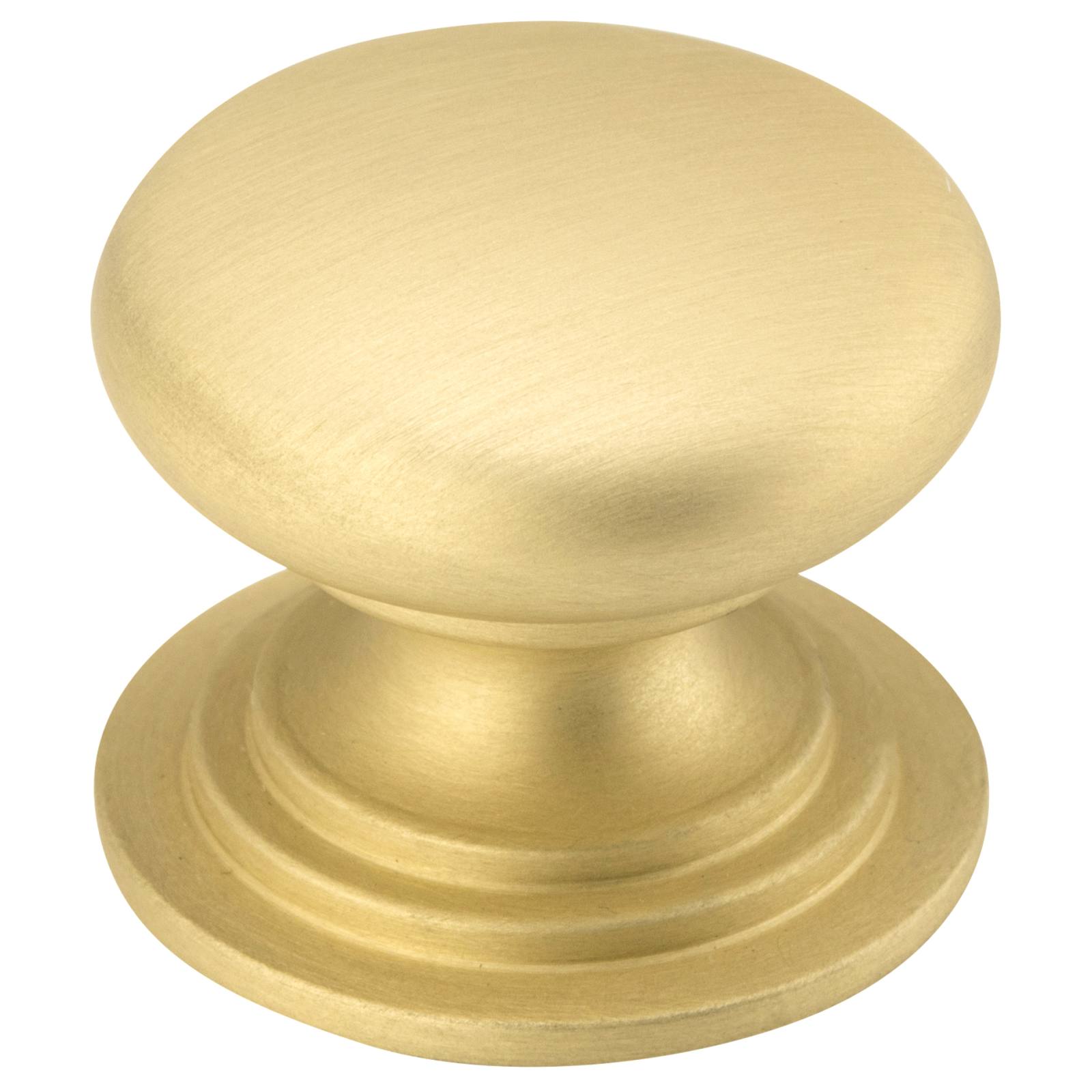 Sarlat Cupboard Knob – P27xD32mm Brushed Gold PVD
