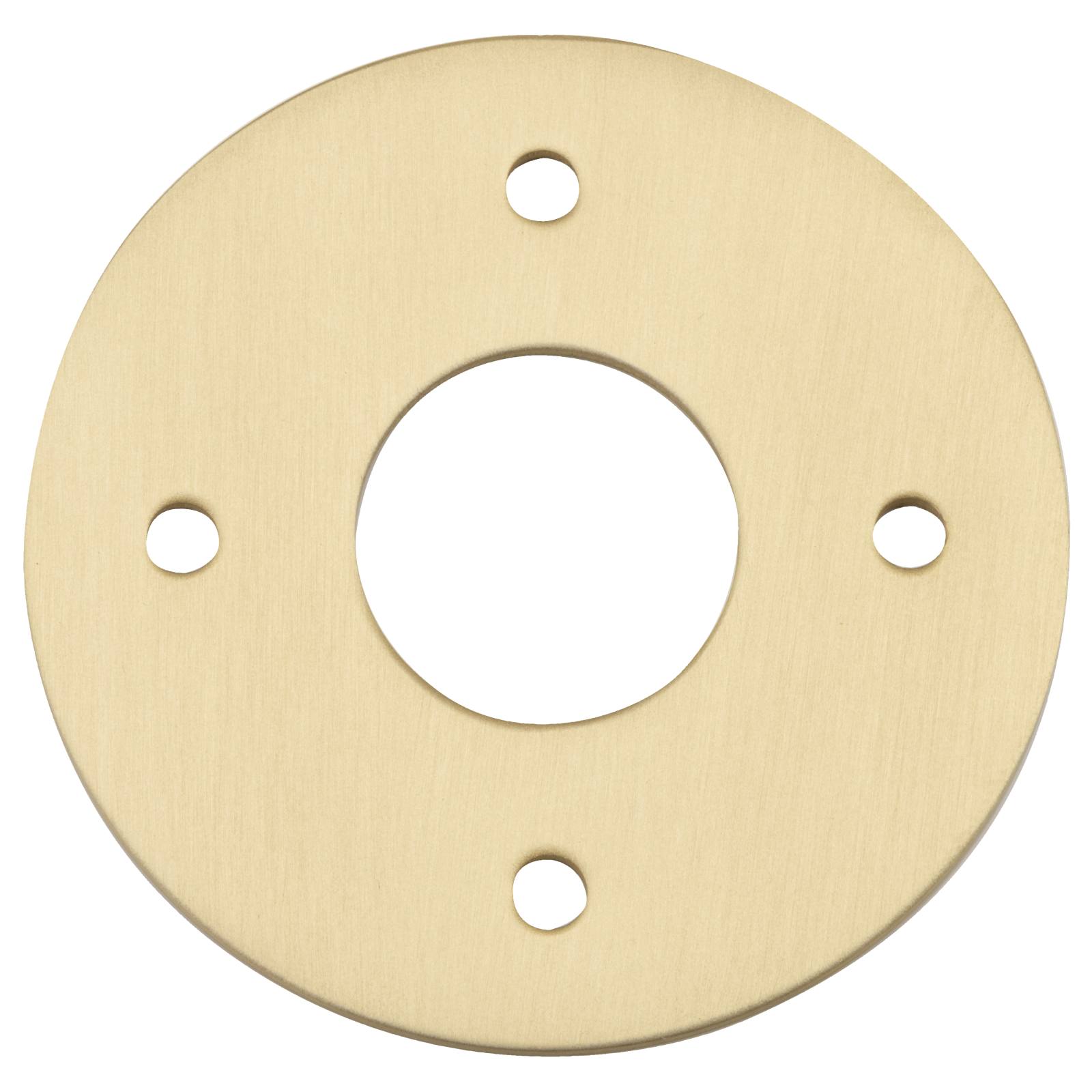 Adaptor Plate Round Brushed Gold PVD