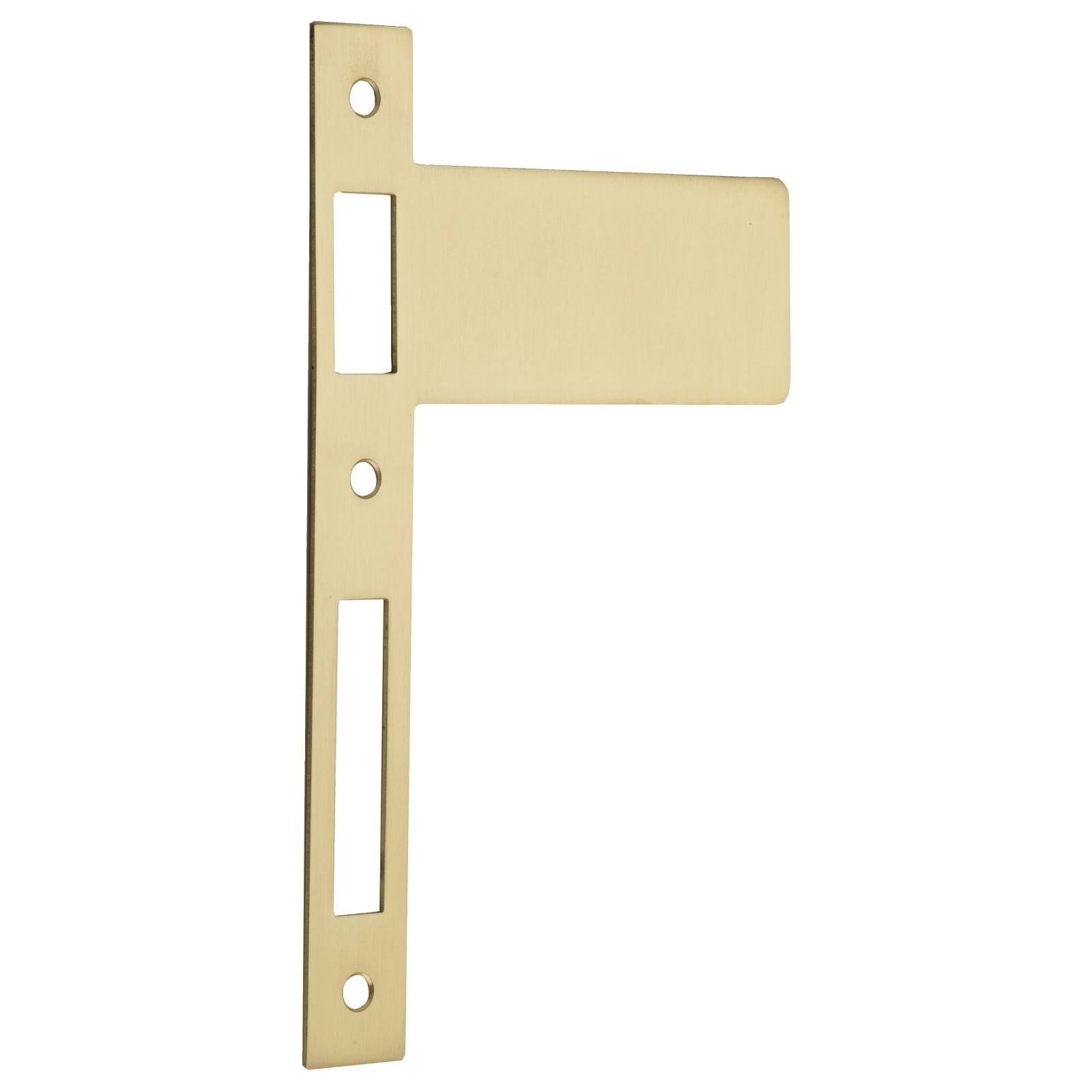 Extended 85mm Strikers H198xW122mm Brushed Gold PVD