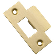 Metal Door Tube Latch Striker Brushed Gold PVD