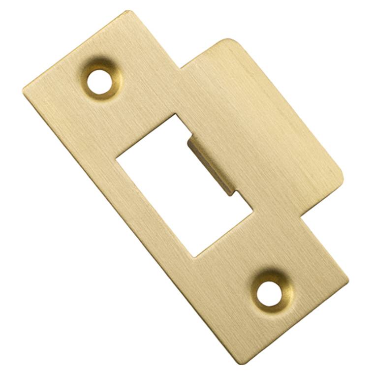 Metal Door Tube Latch Striker Brushed Gold PVD