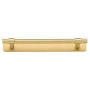 Helsinki Cabinet Pull w BackplateCTC160mm Brushed Gold PVD