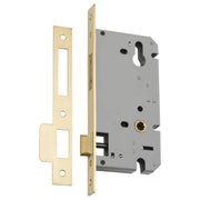 85mm Euro Mortice Locks 45mm Backset Brushed Gold PVD