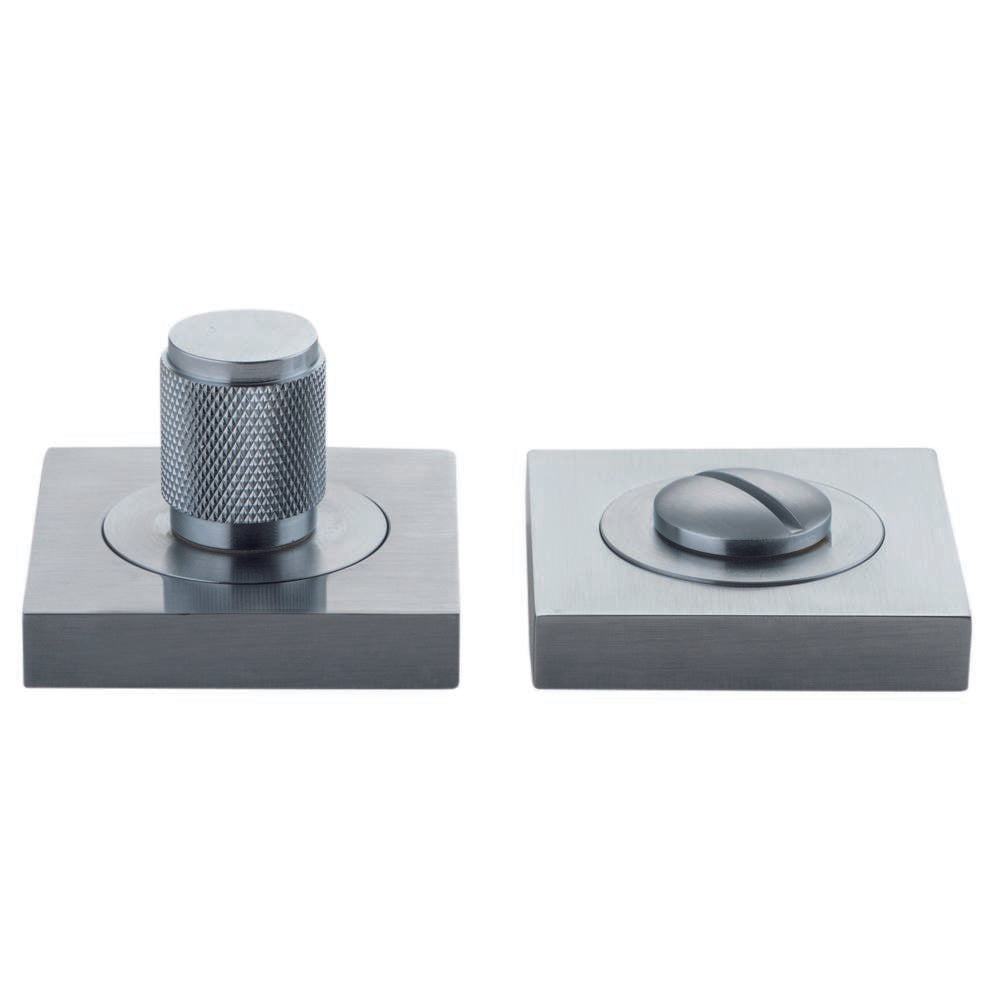 Brunswick Privacy Turn Brushed Chrome Square