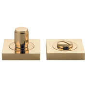 Berlin Privacy Turn Polished Brass Square