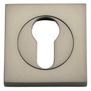 Escutcheon Euro Sq Concealed Fix Pair SN D52xP10mm