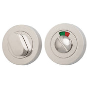 Privacy Turn With Indicator Round Polished Nickel