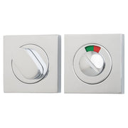 Privacy Turn With Indicator Square Polished Chrome
