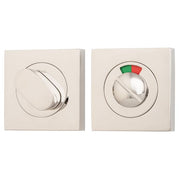 Privacy Turn With Indicator Square Polished Nickel