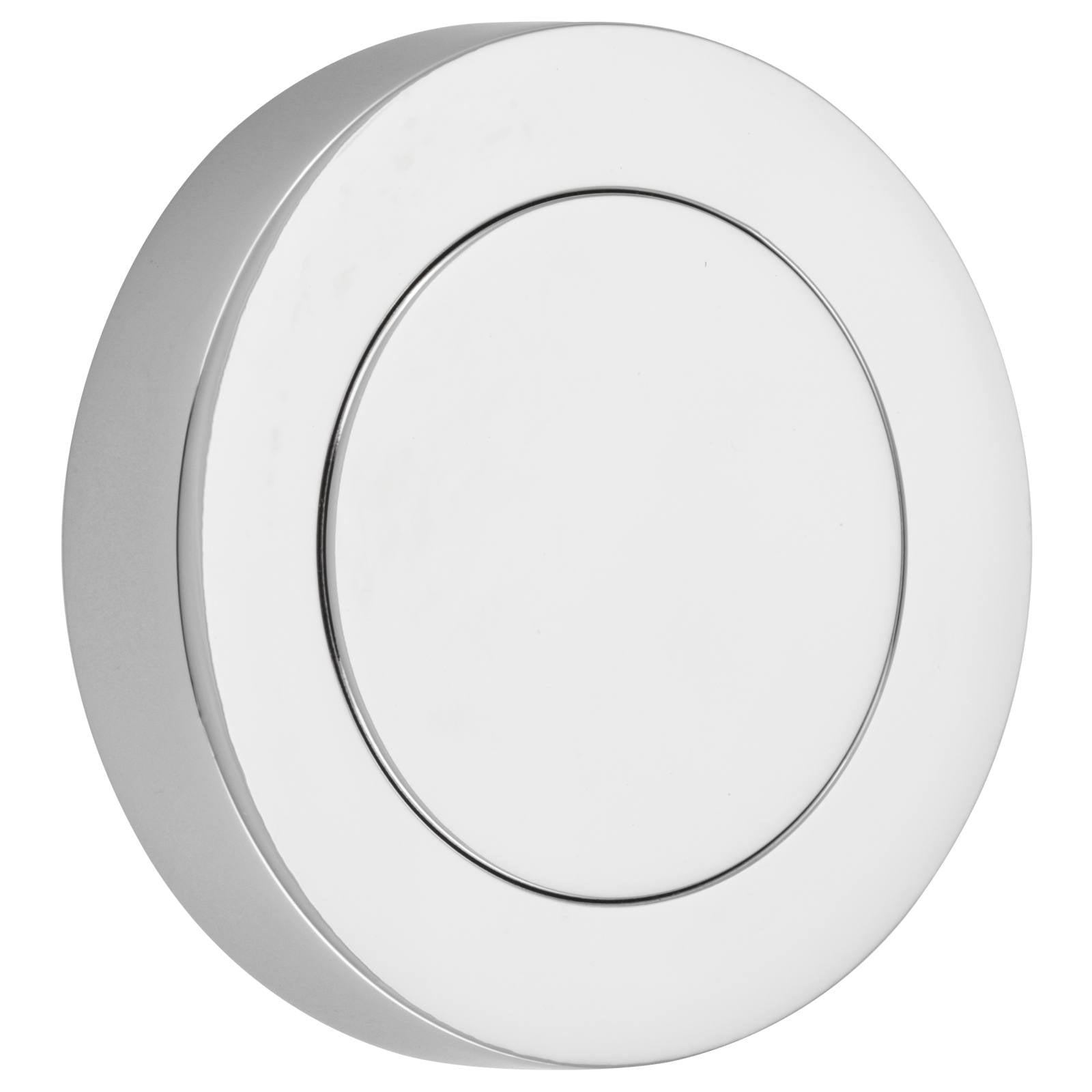 Blank Rose Round Polished Chrome