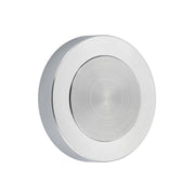 Blank Rose Round Brushed Chrome
