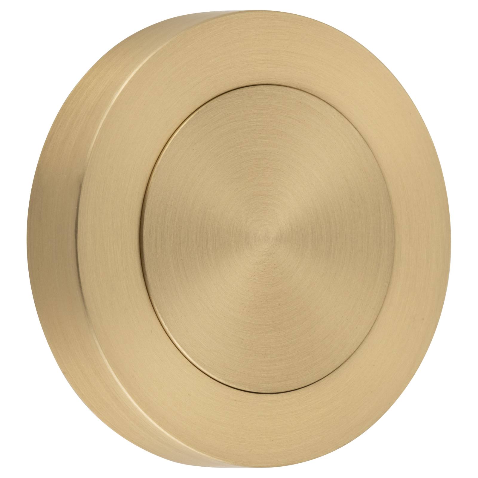 Blank Rose Round Brushed Brass