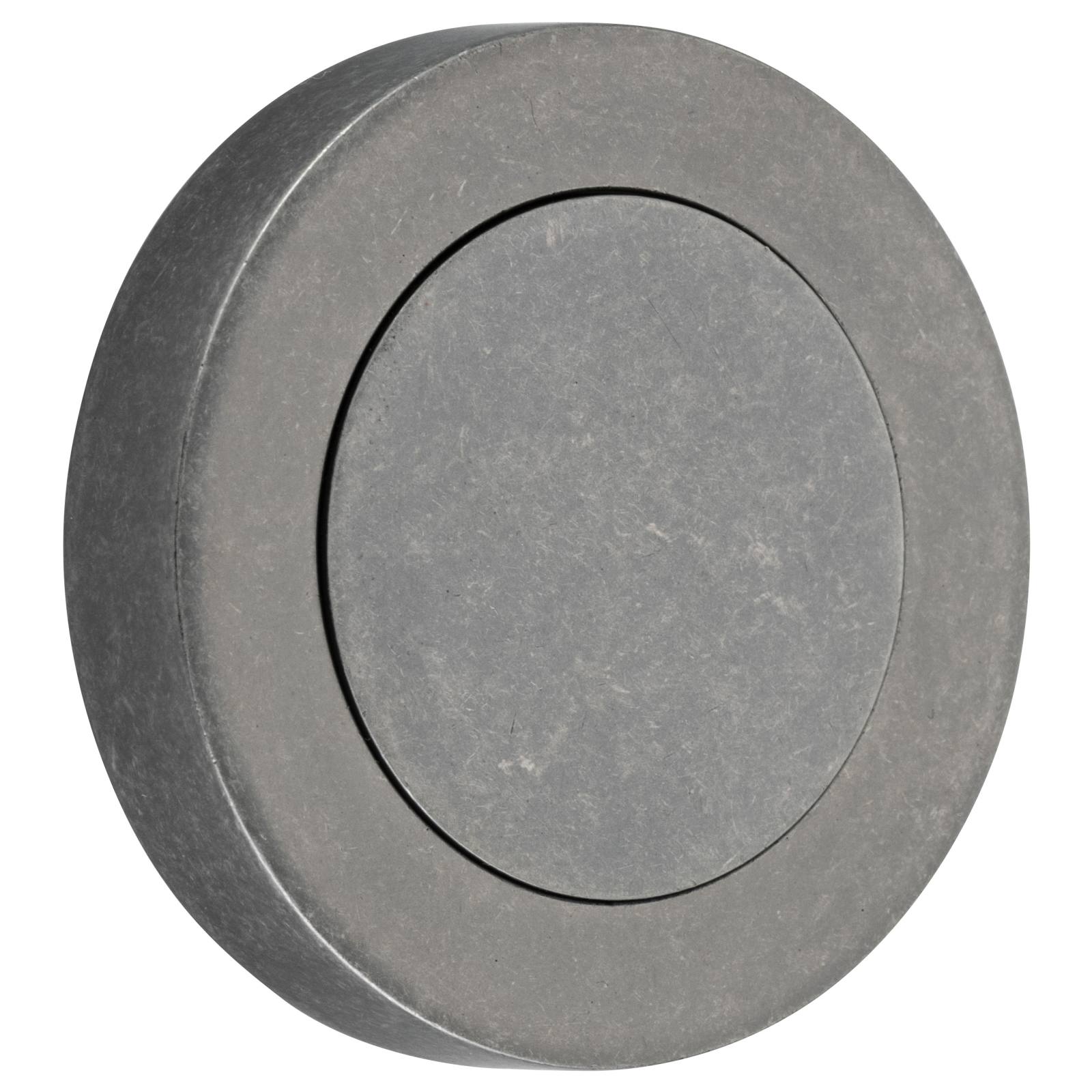 Blank Rose Round Distressed Nickel