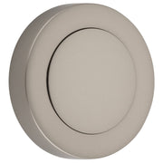 Blank Rose Round Satin Nickel