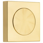 Blank Rose Square Polished Brass
