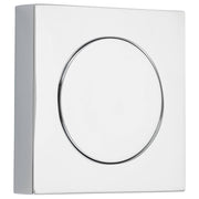 Blank Rose Square Polished Chrome