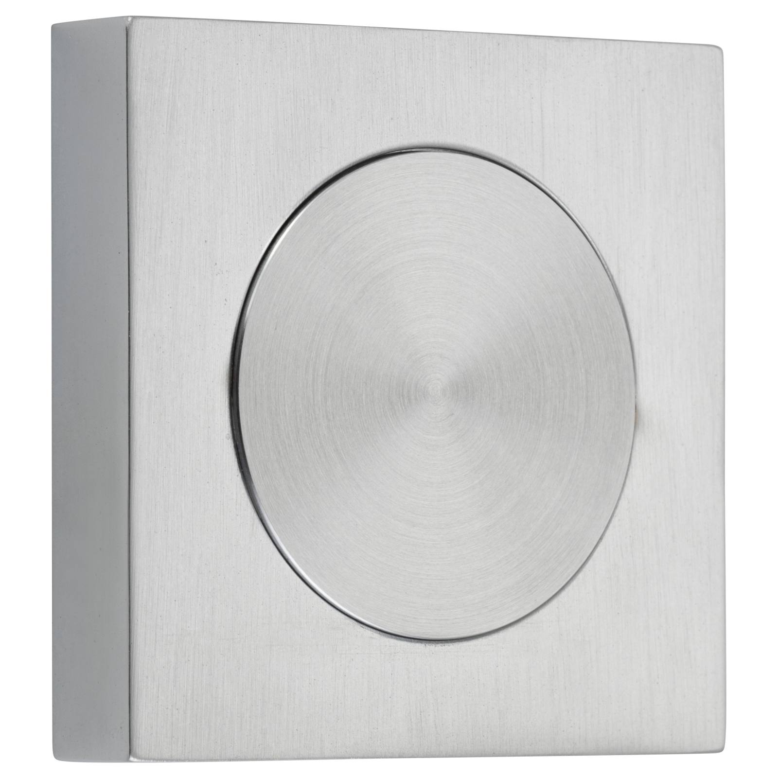 Blank Rose Square Brushed Chrome