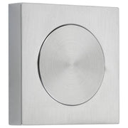 Blank Rose Square Brushed Chrome