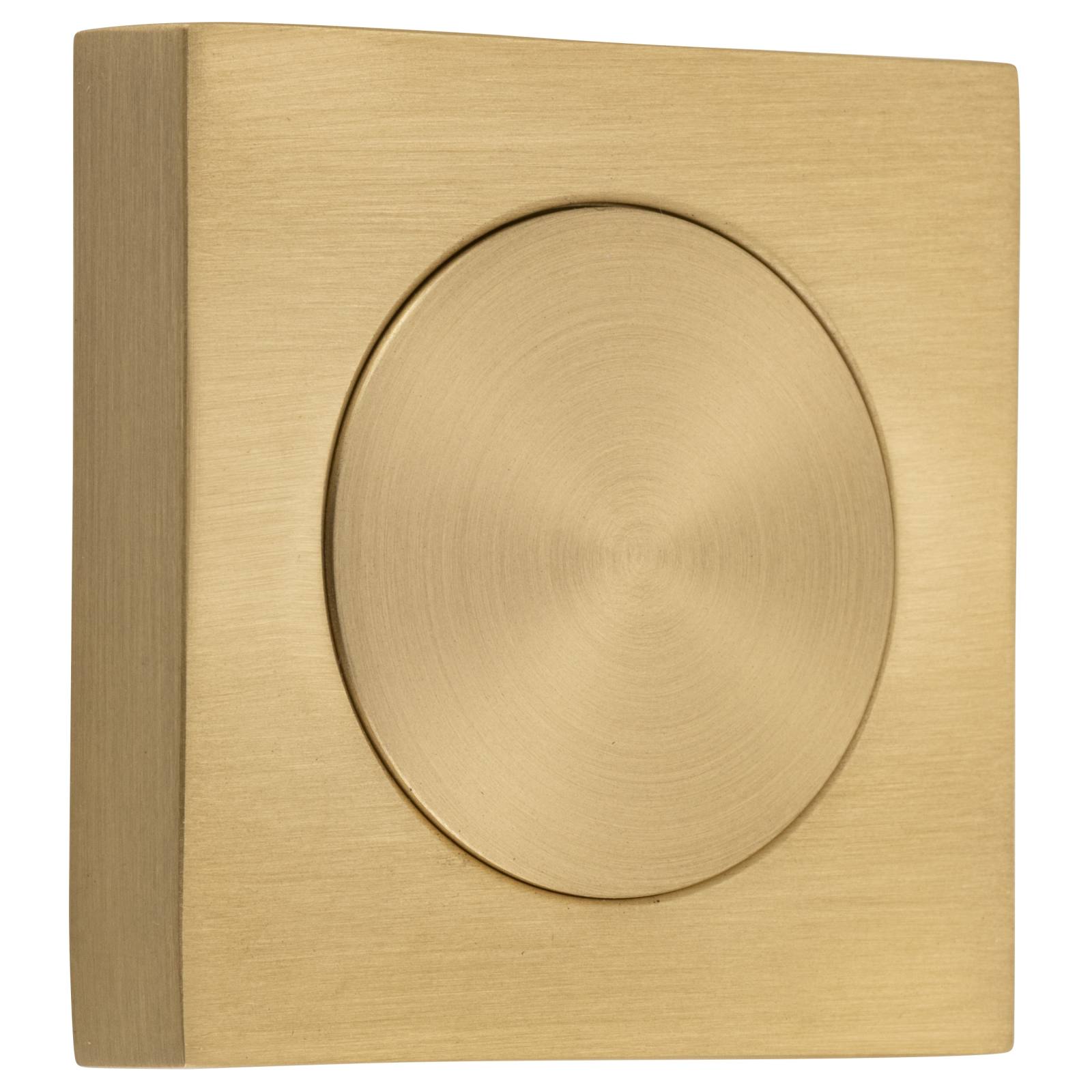 Blank Rose Square Brushed Brass