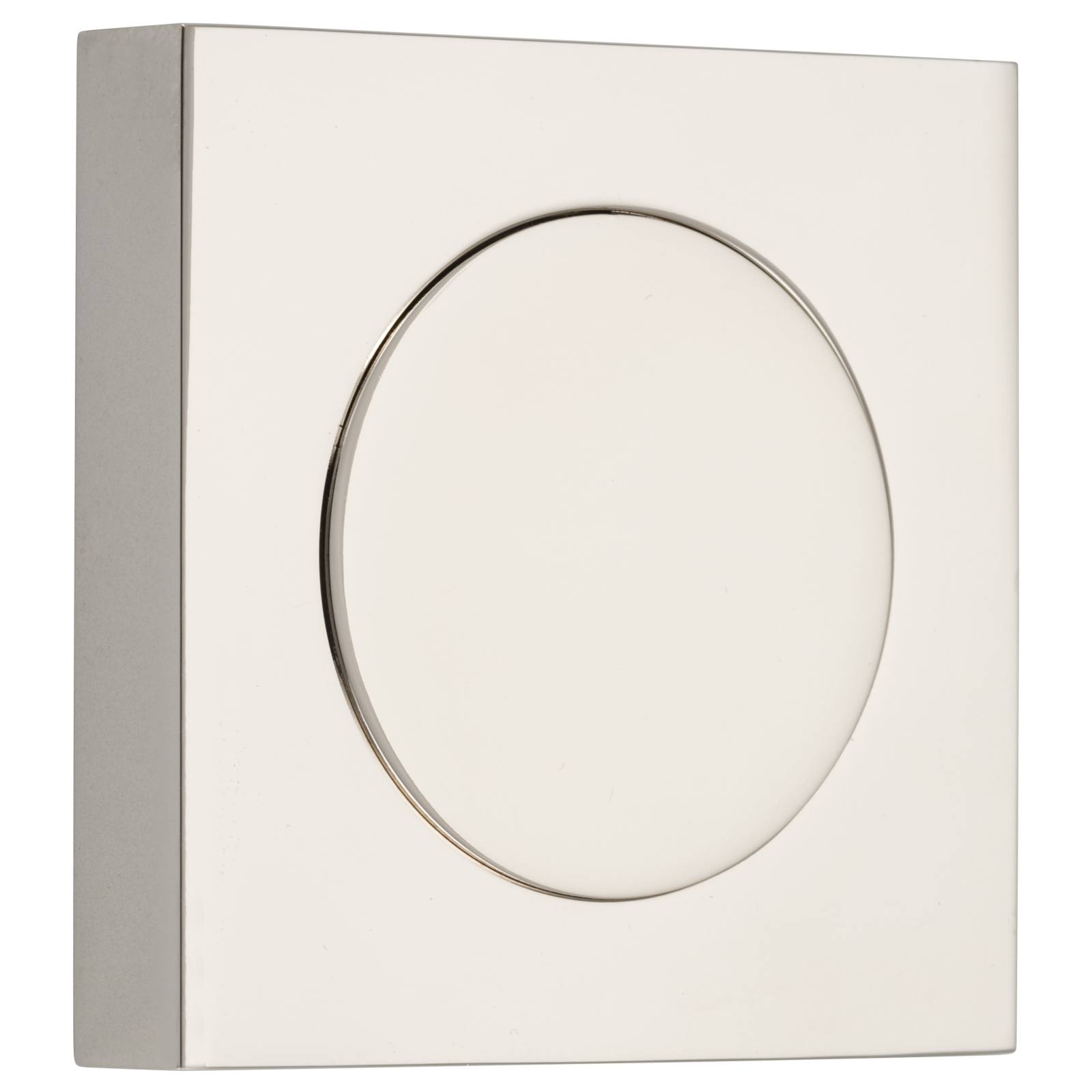 Blank Rose Square Polished Nickel