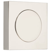 Blank Rose Square Polished Nickel