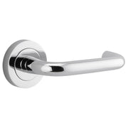 Oslo Lever Round Rose Polished Chrome