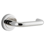 Oslo Lever Round Rose Polished Nickel