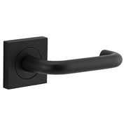 Oslo Lever Square Rose Matt Black