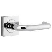 Oslo Lever Square Rose Polished Chrome