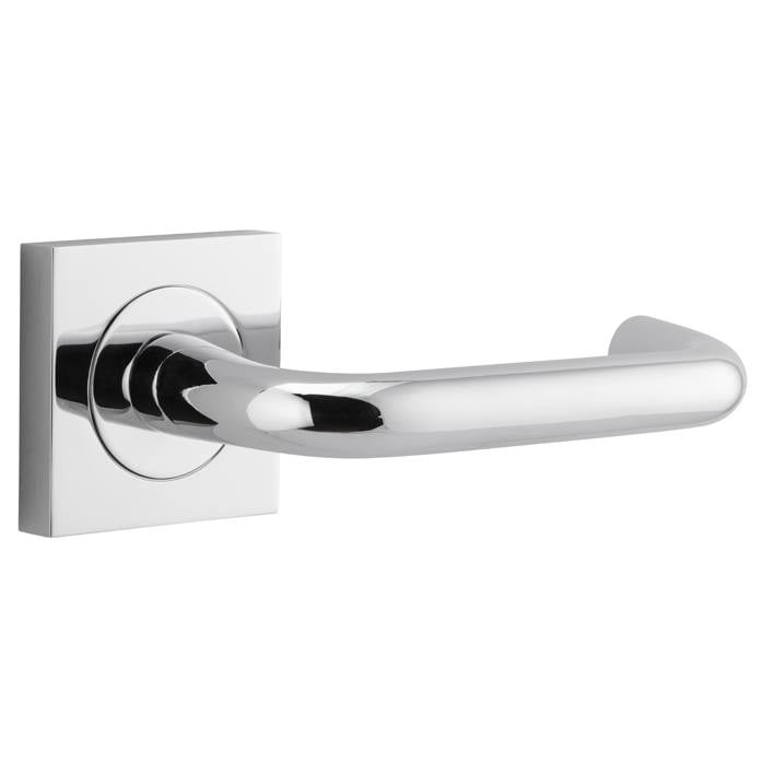 Oslo Lever Square Rose Polished Chrome
