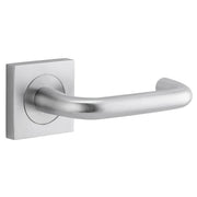 Oslo Lever Square Rose Brushed Chrome