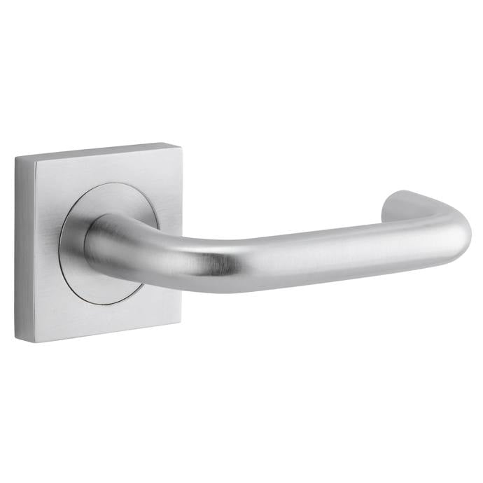 Oslo Lever Square Rose Brushed Chrome