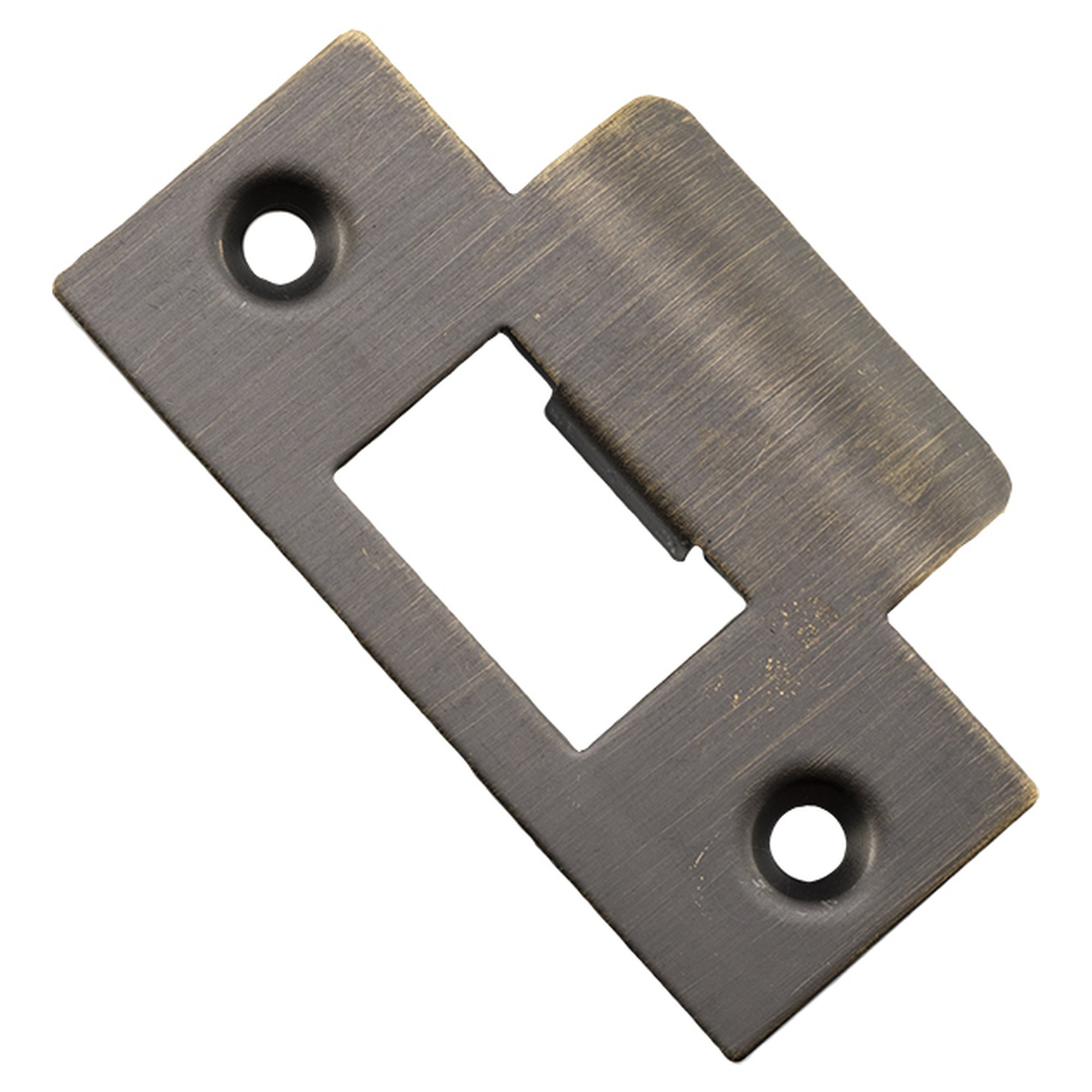 Metal Door Tube Latch Striker, Signature Brass