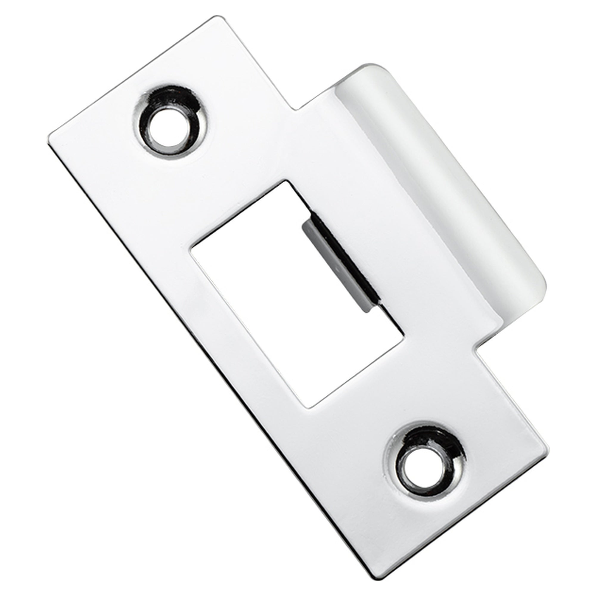 Metal Door Tube Latch Striker, Polished Chrome
