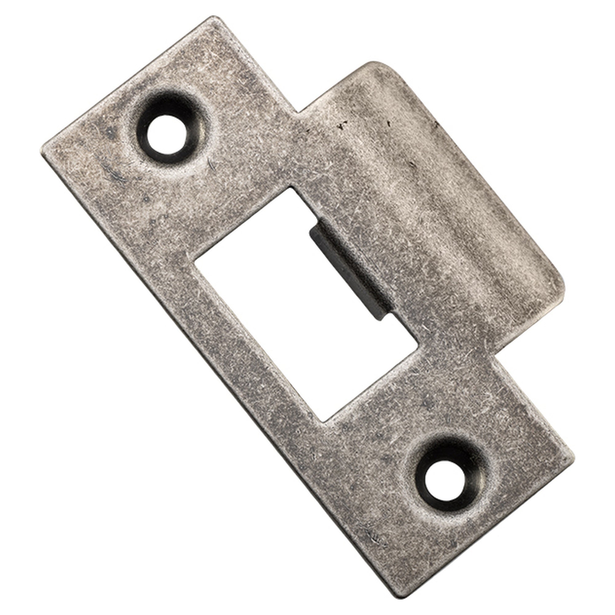 Metal Door Tube Latch Striker, Distressed Nickel