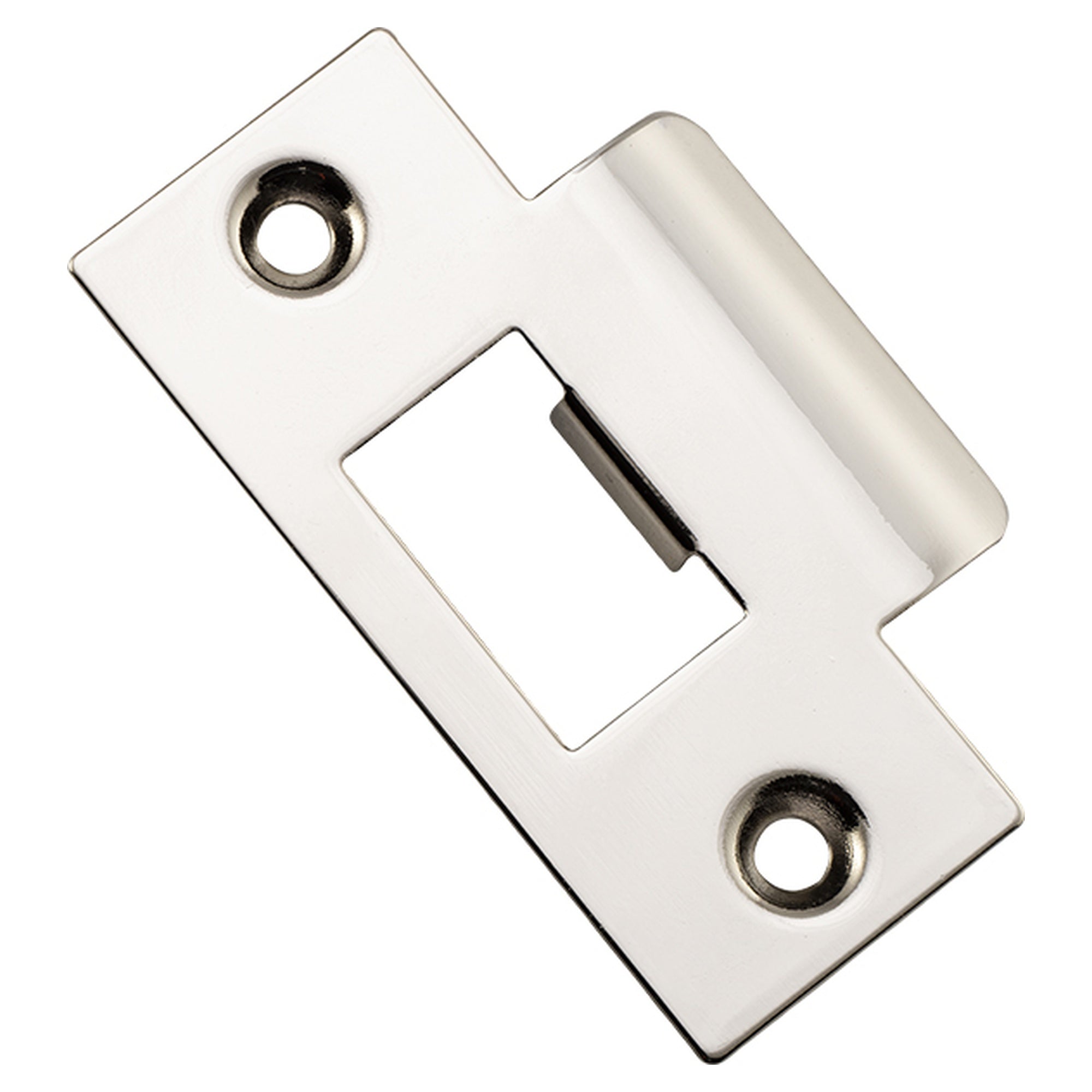 Metal Door Tube Latch Striker, Polished Nickel