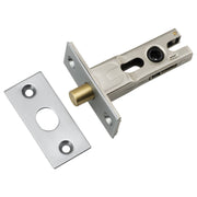 Privacy Bolt Round 45mm Backset Brushed Chrome