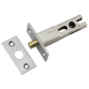 Privacy Bolt Round 60mm Backset Brushed Chrome