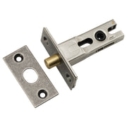 Privacy Bolt Round 45mm Backset Distressed Nickel