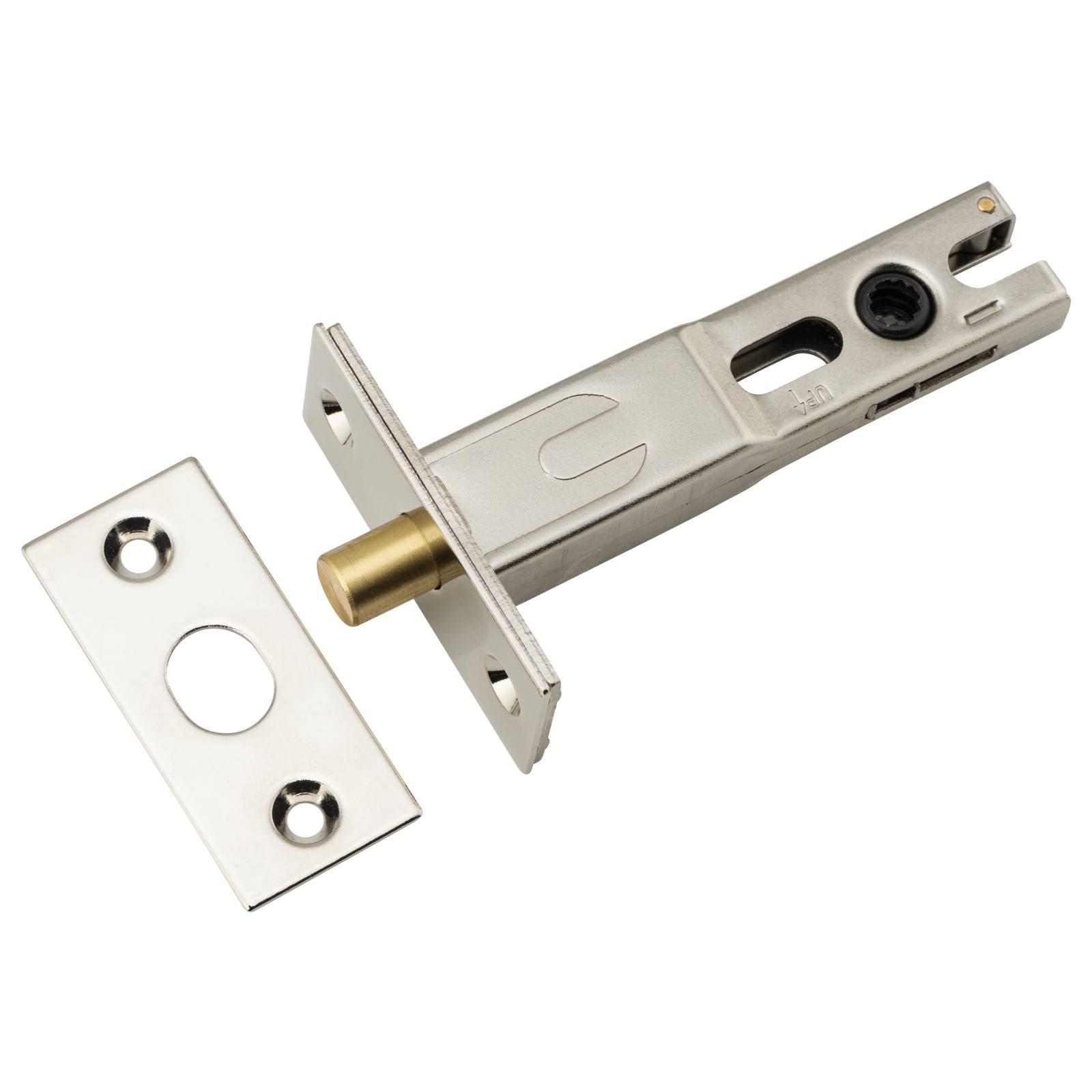 Privacy Bolt Round 70mm Backset Polished Nickel