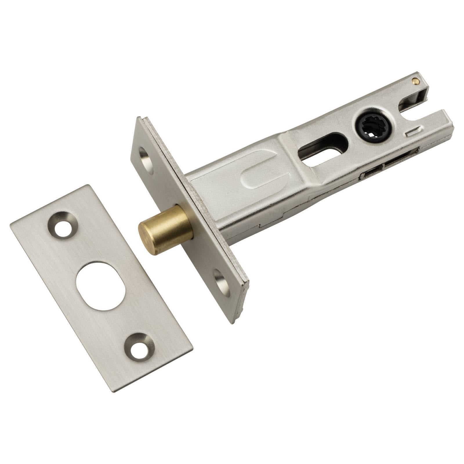 Privacy Bolt Round 60mm Backset Satin Nickel