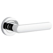 Osaka Lever Round Rose Polished Chrome