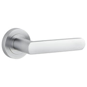 Osaka Lever Round Rose Brushed Chrome