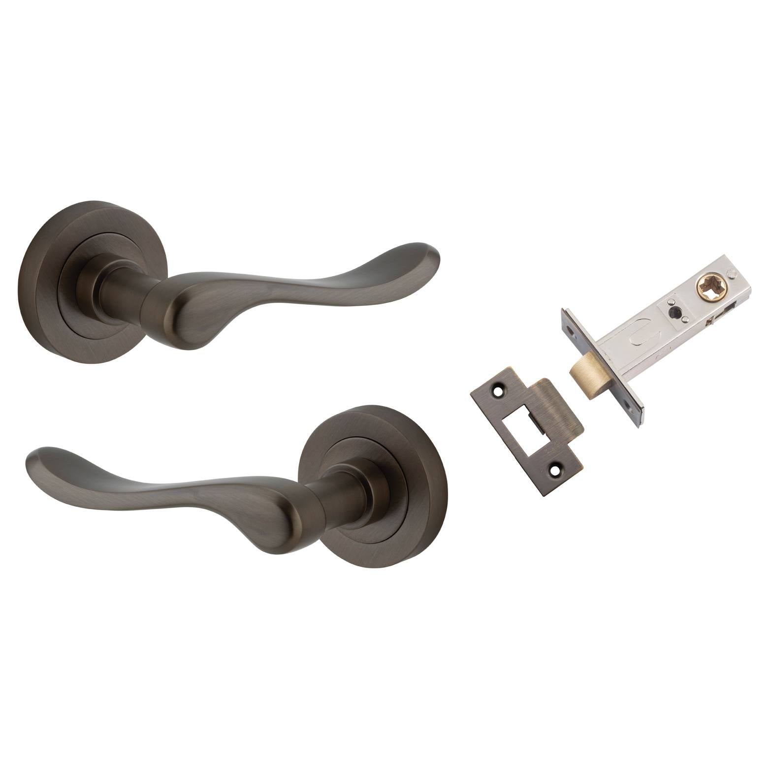 Stirling Lever Round Rose Passage Kit Signature Brass