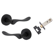 Stirling Lever Round Rose Passage Kit Matt Black