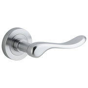 Stirling Lever Round Rose Brushed Chrome