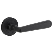 Copenhagen Lever Round Rose, Matte Black