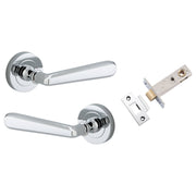 Copenhagen Lever Round Rose Passage Kit Polished Chrome