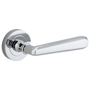 Copenhagen Lever Round Rose Polished Chrome