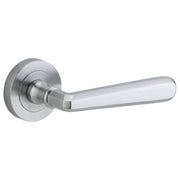 Copenhagen Lever Round Rose Brushed Chrome